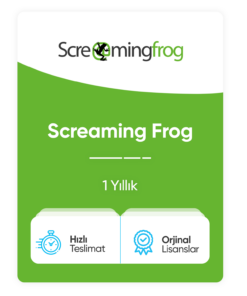Screaming Frog – 1 Yıllık
