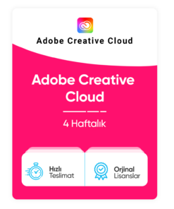 Adobe Creative Cloud – 4 Haftalık
