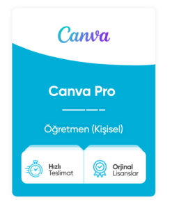 Canva Öğretmen Kişisel